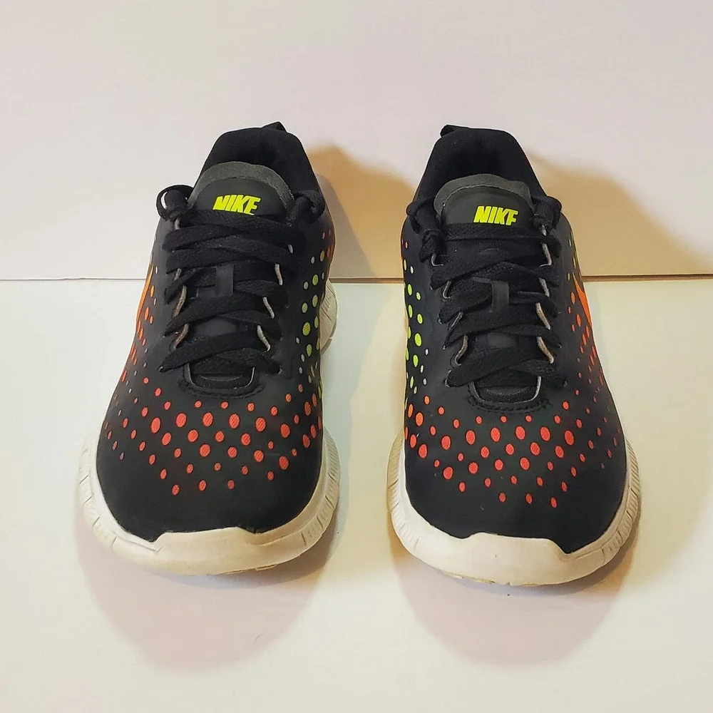 🌸2 For $15🌸 Nike Free Express Black/Multi - US Size 5Y (Women's 6.5) Sneakers - Picture 3 of 9